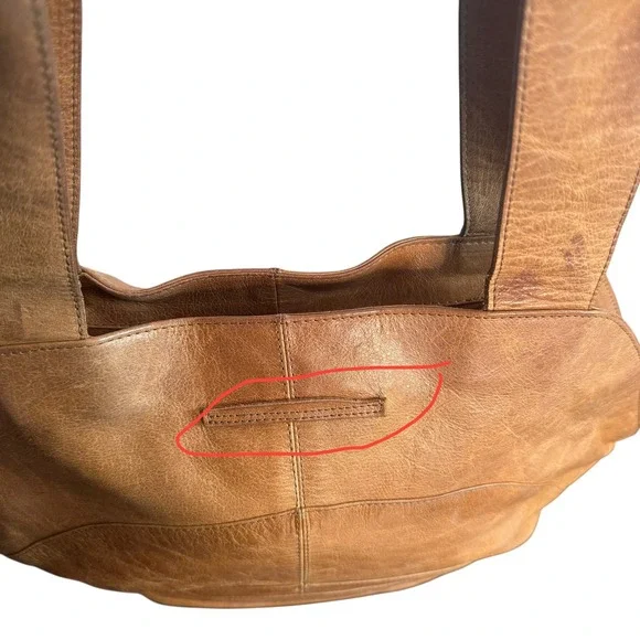 Limon Piel Handmade Colombia Brown Leather Asymmetric Hobo Shoulder Bag Unique - Picture 7 of 16